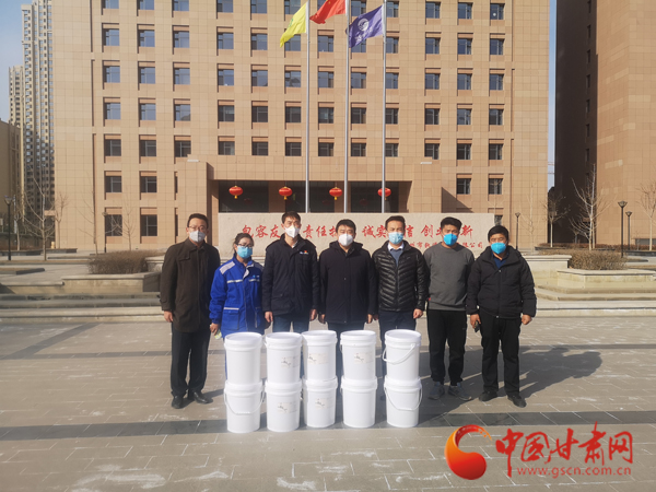 【甘肅全民戰(zhàn)“疫”】暖心！民革蘭州市委會捐助首批1噸防疫物資（圖）