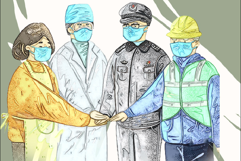 手繪長(zhǎng)圖|甘肅戰(zhàn)“疫”故事，“硬核”之下的溫情