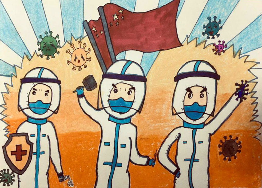 “疫情當前，孩子們有‘畫’說”作品展播（三十九）