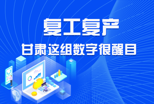 圖解|甘肅復(fù)工復(fù)產(chǎn)有多拼，看看這組數(shù)字就知道了 