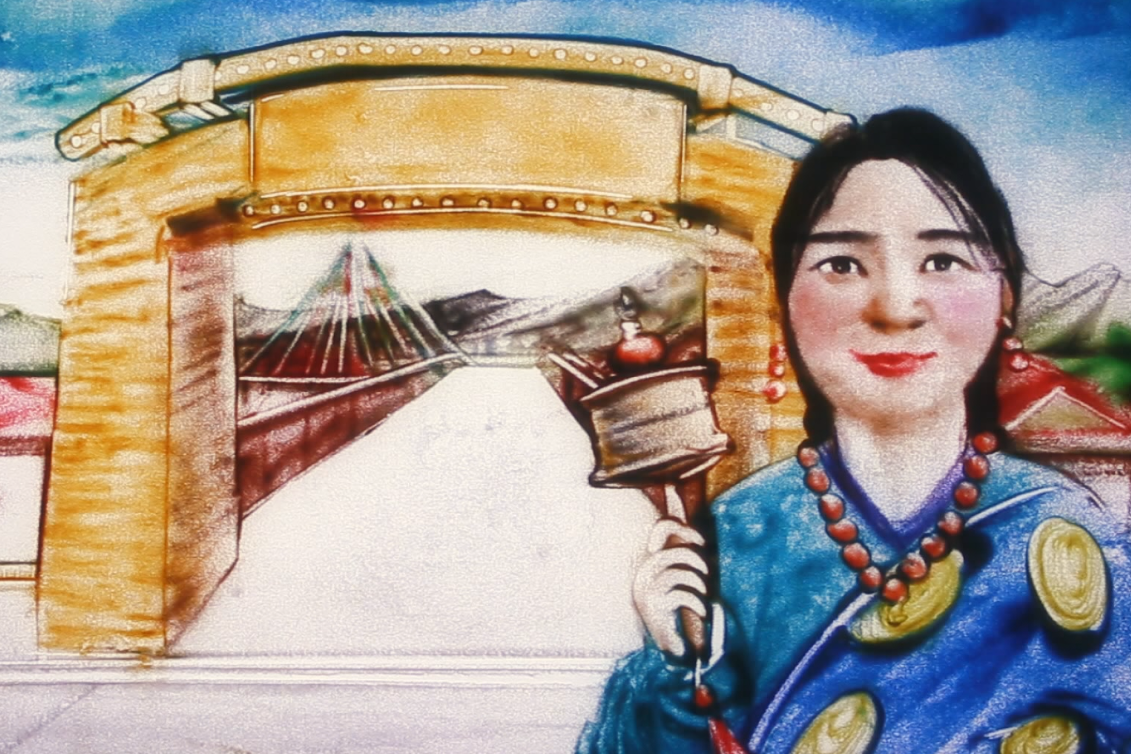 沙畫|奮力追夢(mèng)！2020決戰(zhàn)脫貧攻堅(jiān)“甘肅卷”