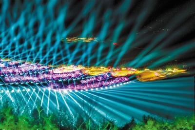 蘭山每晚都有炫酷燈光秀 你想看嗎？