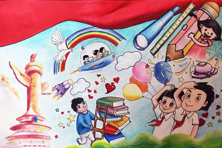 蘭州市第三屆青少年社會(huì)主義核心價(jià)值觀(guān)主題動(dòng)漫設(shè)計(jì)作品征集評(píng)選展示（漫畫(huà)插畫(huà) 九）