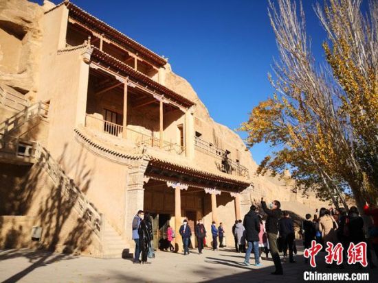 圖為敦煌莫高窟藏經(jīng)洞。(資料圖) 馮志軍 攝