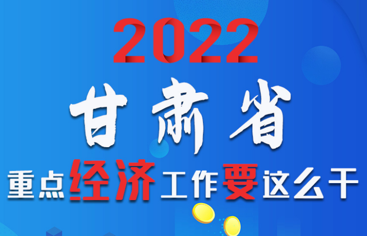 【甘快看·圖解】速覽！2022甘肅省重點經(jīng)濟工作要這么干！
