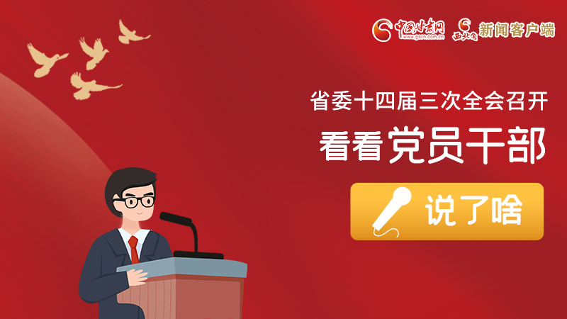 圖解|事關(guān)甘肅省委十四屆三次全會(huì)，黨員干部這么說！