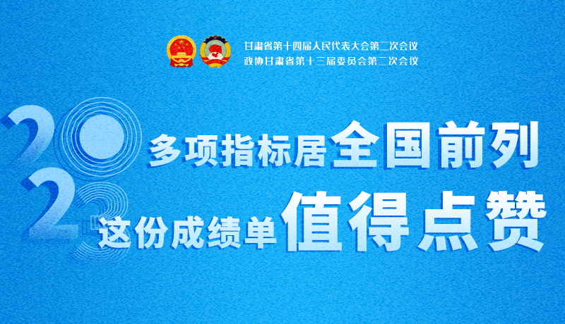 【聚焦2024甘肅兩會(huì)】3D海報(bào)|多項(xiàng)指標(biāo)居全國(guó)前列!甘肅這份成績(jī)單值得點(diǎn)贊