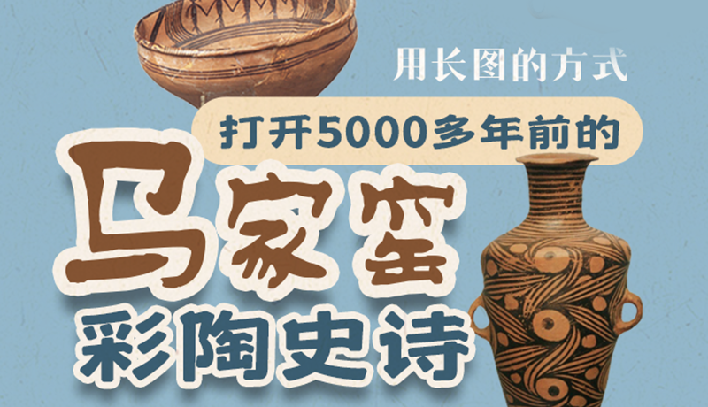 用長圖的方式，打開5000多年前的馬家窯彩陶史詩