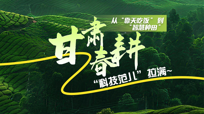 長圖|從“靠天吃飯”到“智慧種田”，甘肅春耕“科技范兒”拉滿