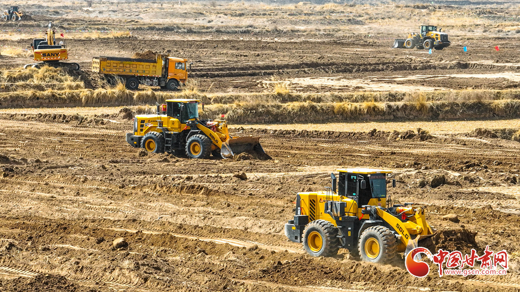 高標準農(nóng)田建設加緊施工